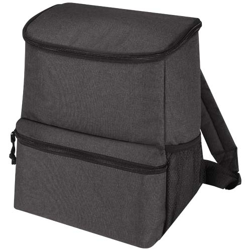 Sac à dos isotherme publicitaire RPET Excursion Heather Charcoal